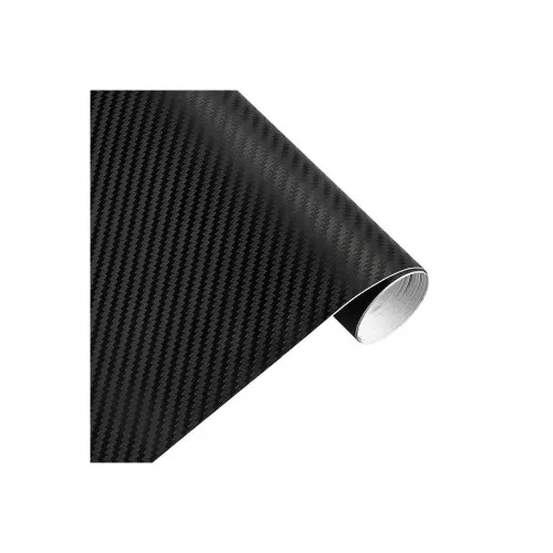 Folie carbon 3D neagra pentru colantare auto 1.27m x 1m