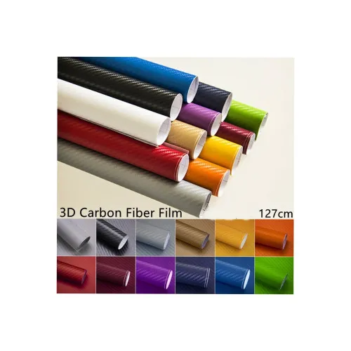 Folie carbon 3D portocalie pentru colantare auto 1.27m x 28m — imaginea 2