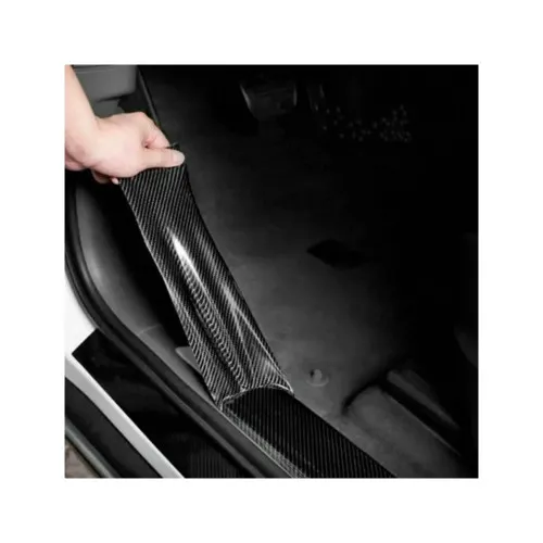 Folie carbon 5D autoadeziva pentru protectie praguri si bandouri 5 cm x 5 m — imaginea 3