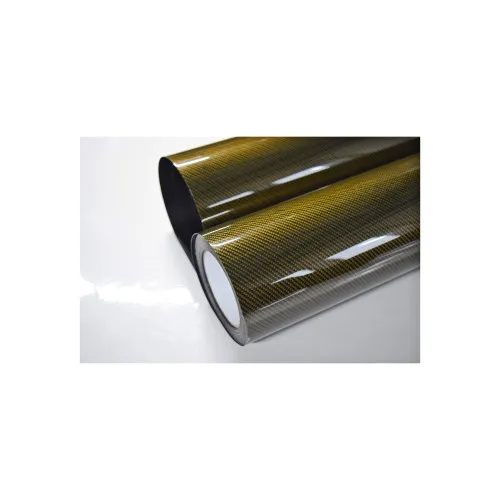 Folie carbon Auriu 9D PREMIUM 1,5mx1m / C9D-16GL