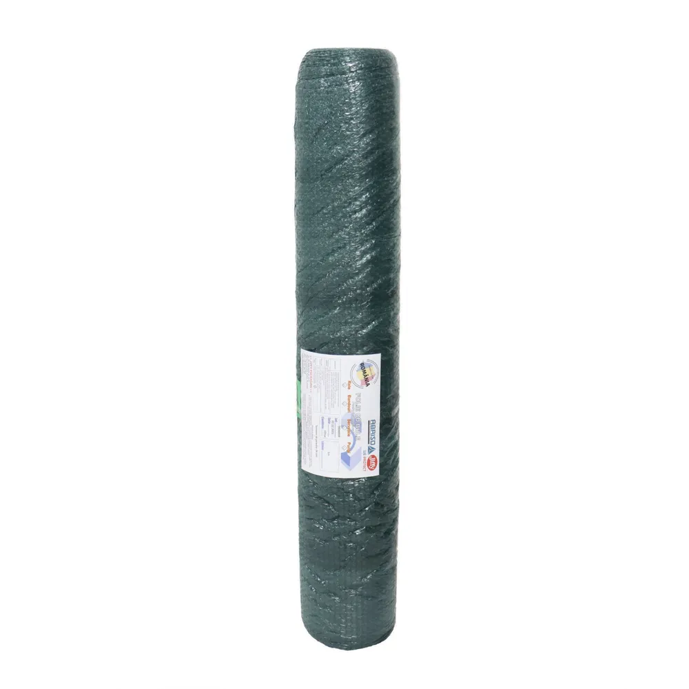 Folie cu bule mici, verde, transparenta, grosime 3.2 mm, 40 gr/mp, 100 cm x 10 m