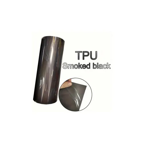 Folie protectie faruri si stopuri PPF TPU Premium Smoky Black 15m x 60cm 7.5 mil — imaginea 2