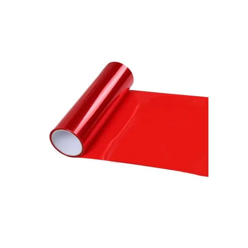 Folie protectie faruri si stopuri rosie 60cm x 60cm — imaginea 2