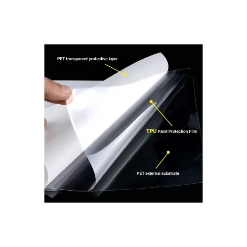 Folie protectie parbriz si caroserie LUCIOASA cu functie de regenerare calitate PREMIUM 1mx1,5m Cod: TPUKA-M — imaginea 4