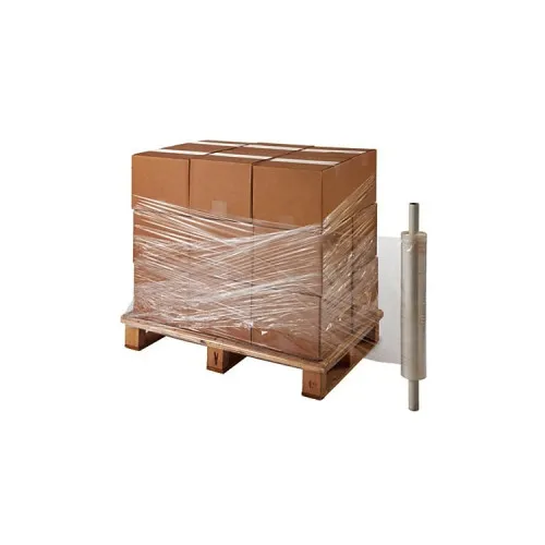 Folie stretch manuala transparenta 1.3 kg 23 microni pentru ambalare — imaginea 2