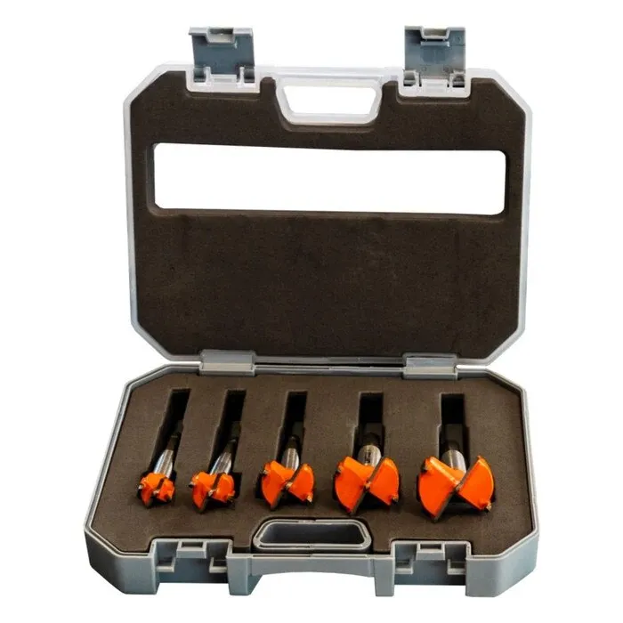 Freza cu widia, pentru decupare lemn / PAL, Lumytools LT22551, set 5 bucati