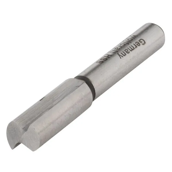 Freza lemn dreapta pentru caneluri Wolfcraft Ø8 mm, prindere Ø6 mm