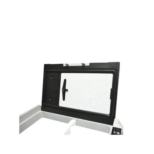 Frigider auto cu compresor 39.7L 12V 24V 220V tip troler cu roti si ecran LCD -20 +20°C — imaginea 4