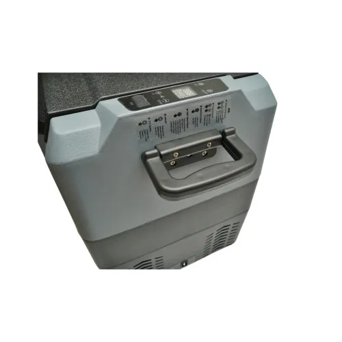 Frigider auto portabil cu compresor 45L 12V 24V 220V 60W zona dubla de racire afisaj LCD — imaginea 6