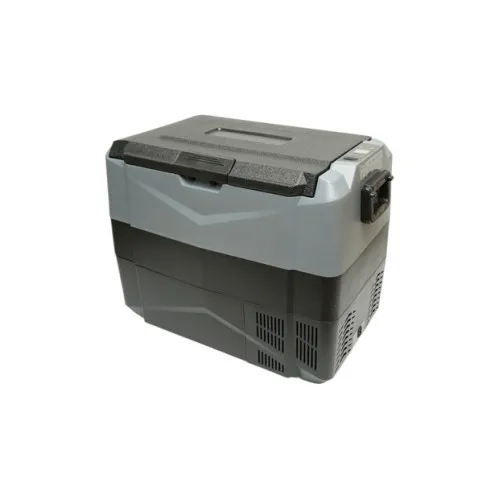 Frigider auto portabil cu compresor 45L 12V 24V 220V 60W zona dubla de racire afisaj LCD — imaginea 2