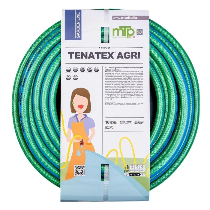 Furtun de gradina, pentru apa, Tenatex 4S, 12.5 mm, rola 25 m