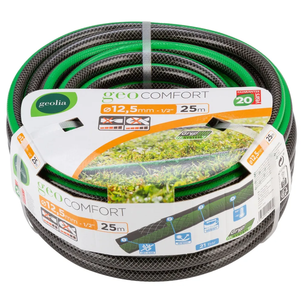 Furtun gradina Geolia Comfort, Ø 12.5 mm, 7 bar, L 25 m