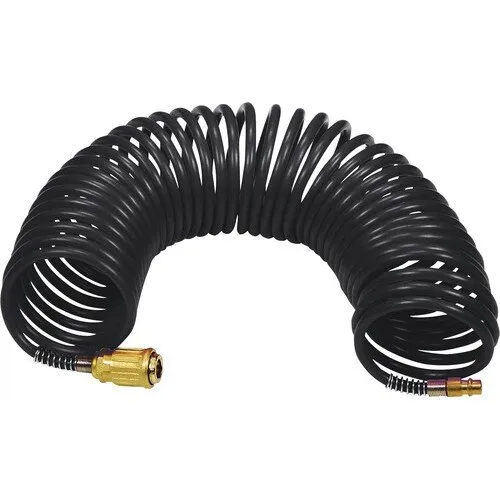 Furtun spiralat, Stanley, 10m, 8mm, cuple rapide