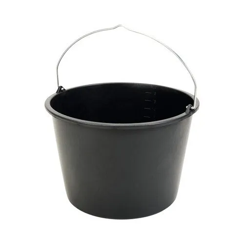 Galeata mortar din polietilena neagra 20 litri