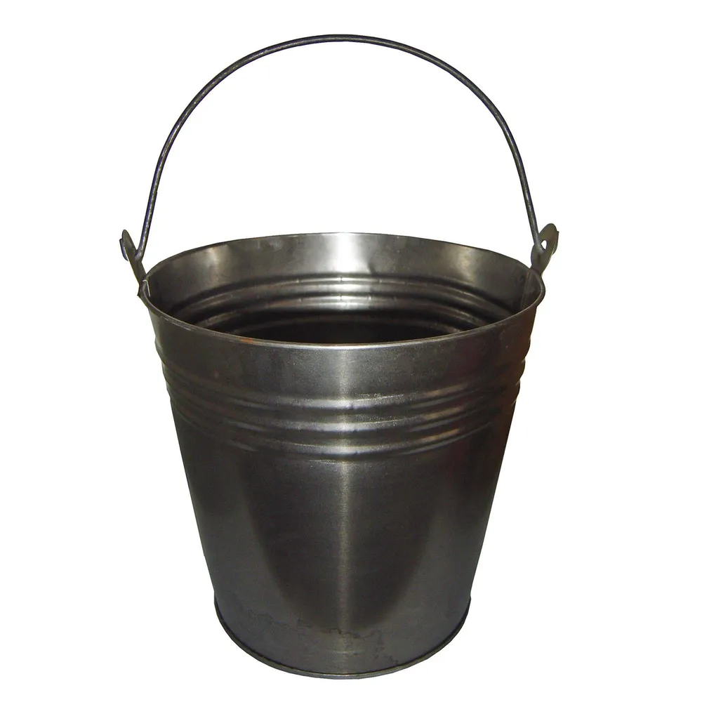 Galeata rotunda, otel galvanizat, Ø 28 cm, 10 litri