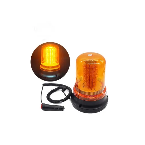 Girofar cu magnet 120 LED culoare Portocaliu 12-24V — imaginea 2
