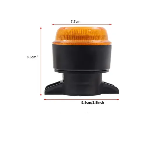 Girofar Led auto lumina portocalie 12-24V — imaginea 2