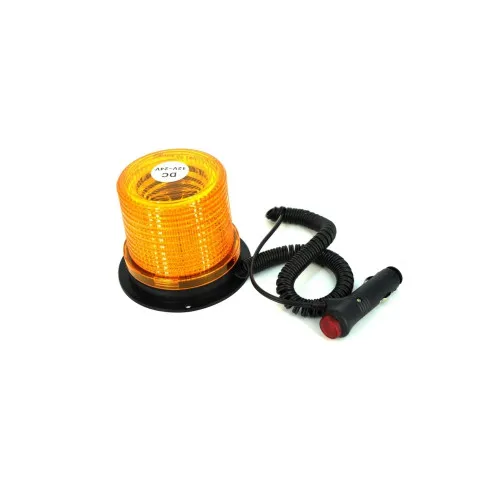 Girofar omologat U.E. cu 30 SMD IP65 12-24V lumina portocalie.