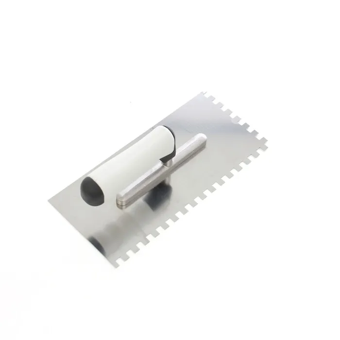 Gletiera inox Holzer 353, cu dinti de 8 mm, 27 x 13 cm