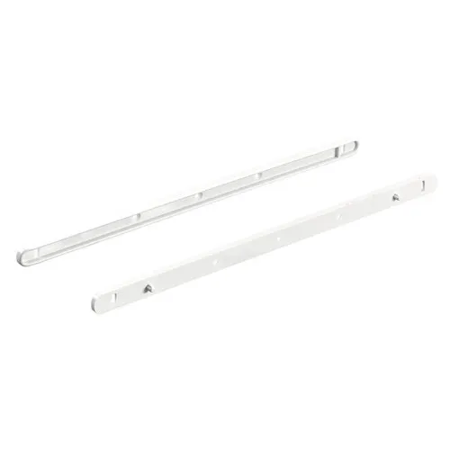 Glisiera Hettich, 356x16x8 mm, plastic alb, set 1 pereche
