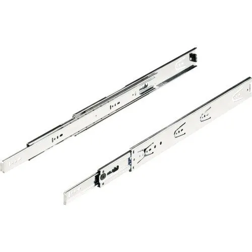 Glisiere tip sina cu bile Hettich KA5632 450mm, max. 45kg, otel cromat, 1 pereche