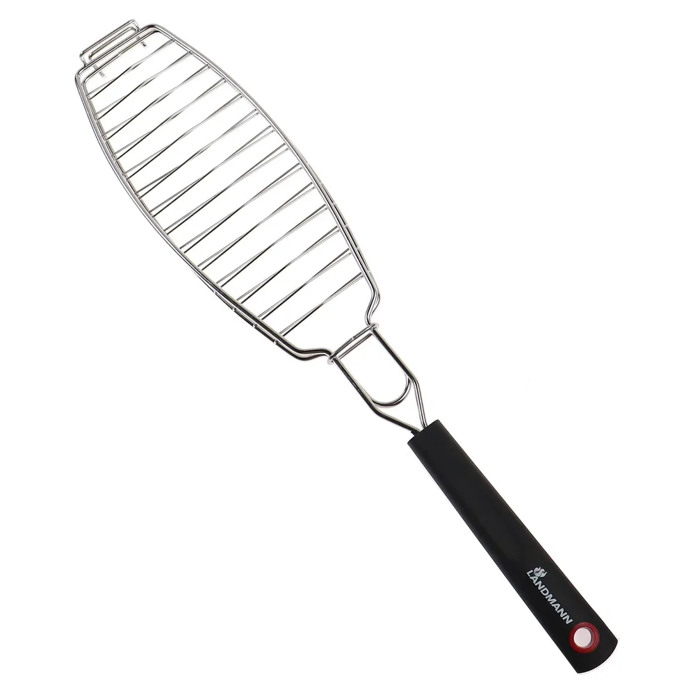 Gratar pentru peste Landmann Quality, inox, 56.5 cm