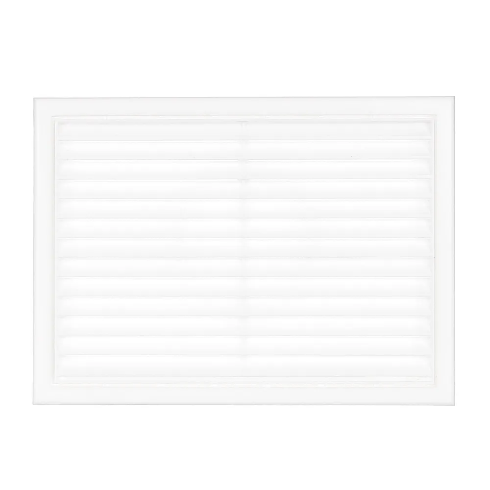 Grila ventilatie, plastic, 22 x 30 x 15 cm, alba