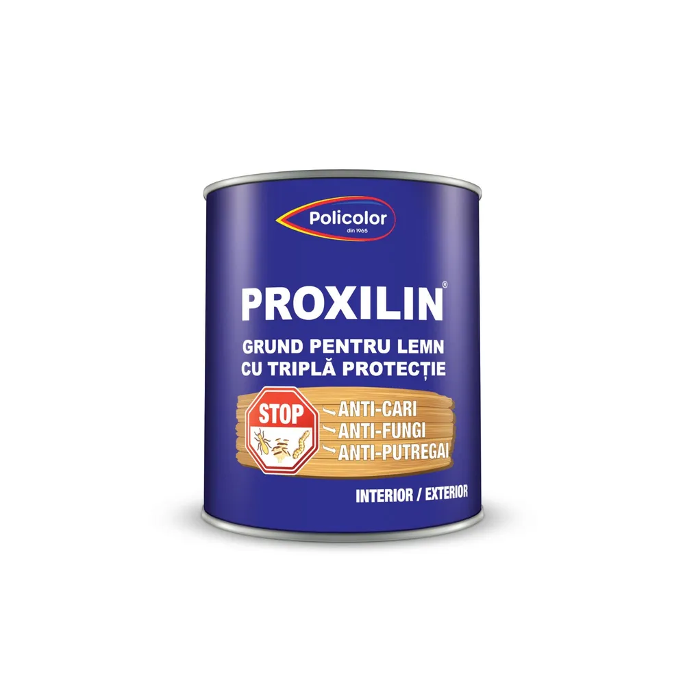 Grund lemn Policolor Proxilin, tripla protectie, 1 L