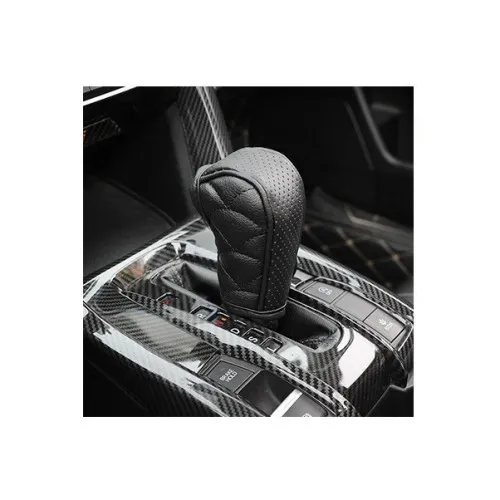 Husa maneta schimbator viteze piele ecologica auto universala — imaginea 3