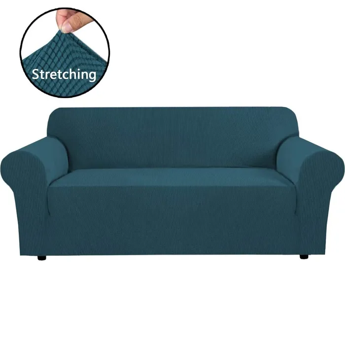 Husa pentru canapea 3 locuri, poliester + spandex, vernil