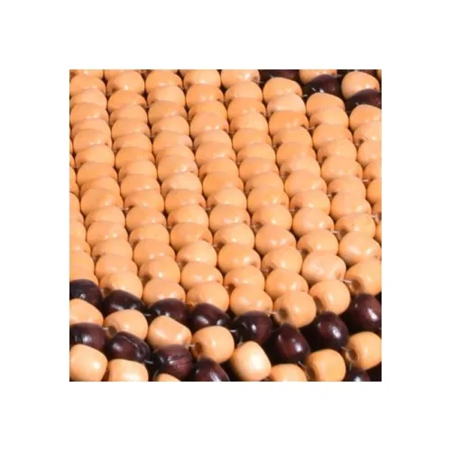 Husa scaun auto cu bile din lemn 127x38cm — imaginea 5