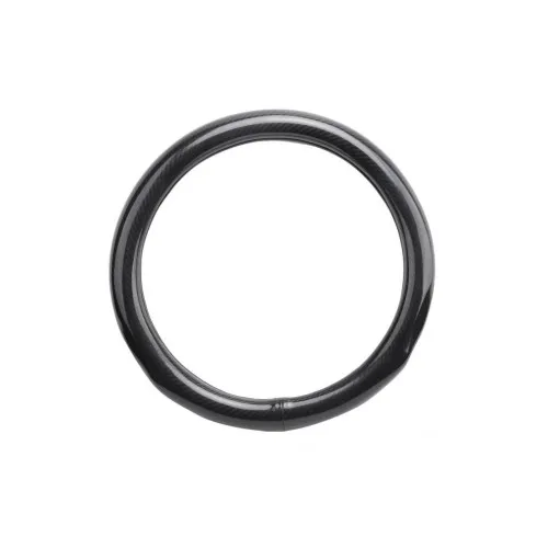 Husa volan auto aspect carbon negru marime M 38-39 cm