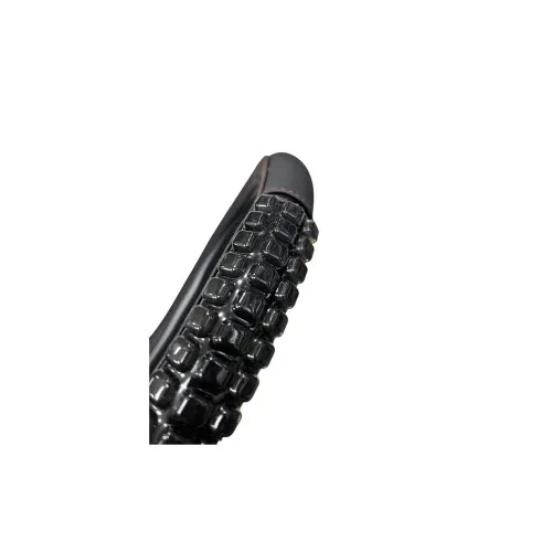 Husa volan auto imitatie piele cu insertie masaj negru marime M 37-38 cm — imaginea 2