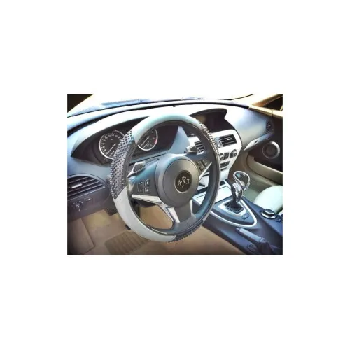 Husa volan auto imitatie piele marime M 37-38 cm diverse culori — imaginea 7