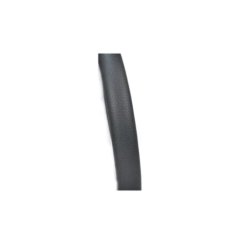 Husa volan auto sport tesita imitatie piele negru marime M 37-38 cm — imaginea 2