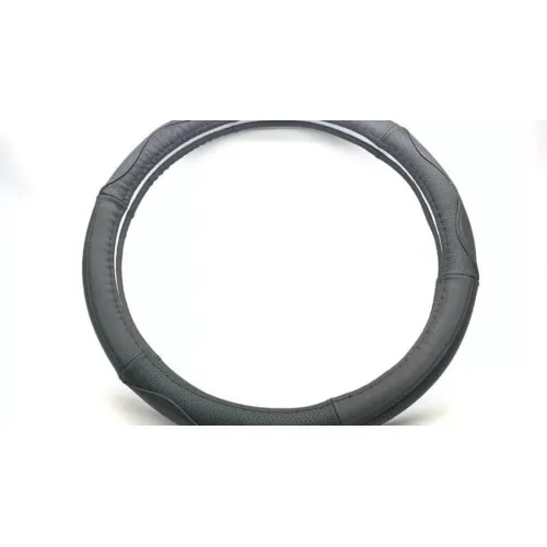 Husa Volan piele calitate PREMIUM , Culoare Neagra ,Universala