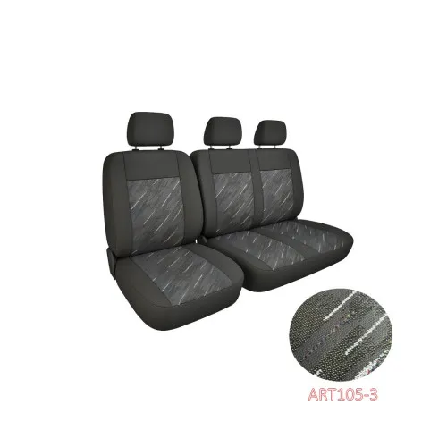 Huse Auto Textil 2+1 Premium Scaun Sofer si Bancheta Stanga, burete 10mm + 5mm