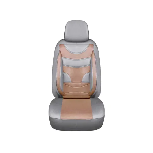 Huse Auto Universale 11 Piese fractionate Bej Compatibile Scaune Fata si Spate
