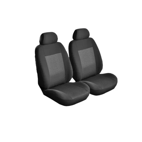 Huse scaun universale nuante de Gri BVS 1+1 pentru fata