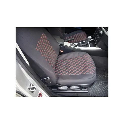 Huse scaune auto compatibile BMW Seria 3 Touring E91 318 spatar bancheta fractionat Premium Imitatie Piele Romb — imaginea 2