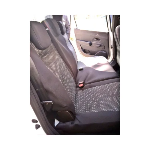 Huse scaune auto compatibile Dacia Jogger 2021-> 7 locuri spatar bancheta fractionat Premium Material Textil — imaginea 2