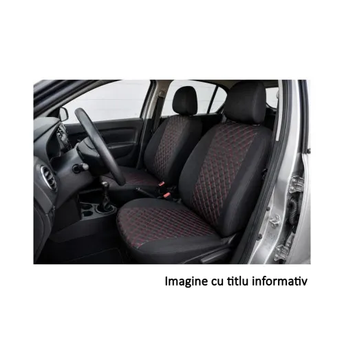 Huse scaune auto compatibile Dacia Logan III Confort 2021-> spatar bancheta fractionat Premium Imitatie Piele Romb