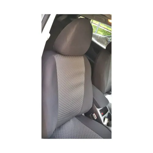 Huse scaune auto compatibile Nissan Qashqai II J11 2014-2021 fara decupaj cotiera sofer spatar bancheta fractionat Premium Material Textil — imaginea 2