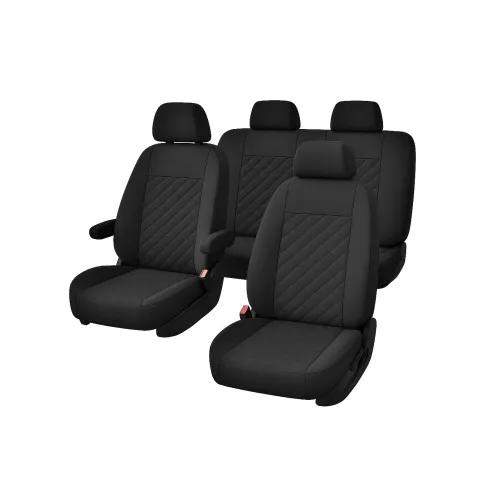Huse scaune auto universale 9 piese fractionate bancheta spate — imaginea 4