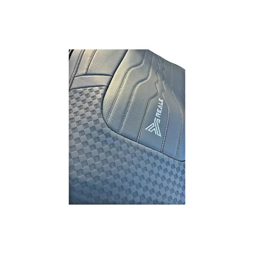 Huse scaune auto universale 9D premium imitatie piele negru — imaginea 3