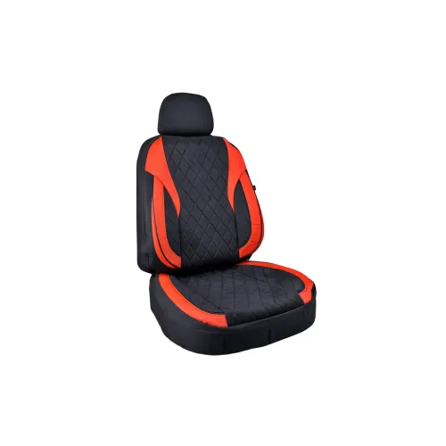 Huse scaune auto universale fractionate XL Premium compatibile SUV si Limuzine negru rosu — imaginea 2