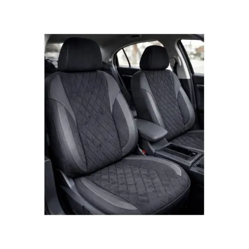 Huse scaune auto universale fractionate XL Premium compatibile SUV si Limuzine negru gri antracit