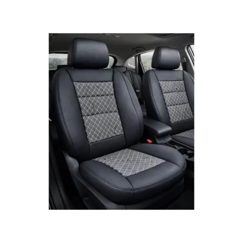Huse scaune auto universale premium cu bancheta spate fractionata negru