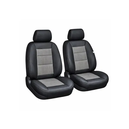 Huse scaune auto universale premium cu bancheta spate fractionata negru — imaginea 3