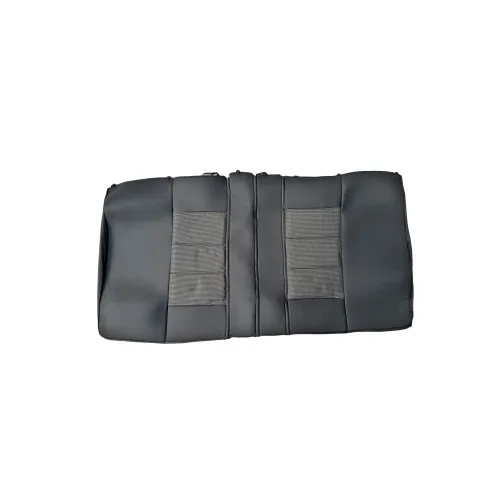 Huse scaune auto universale premium cu bancheta spate fractionata negru gri — imaginea 3
